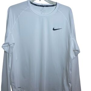 Nike Pro Men's Dri-Fit White Long Sleeve Top Size XXL